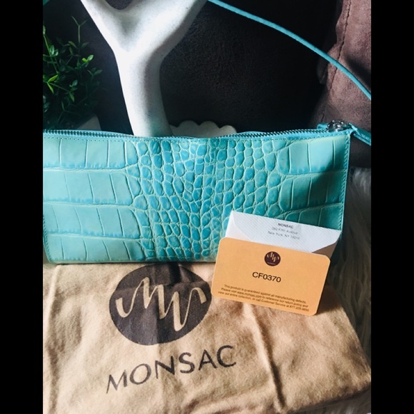 Monsac Handbags - Monsac leather purse and dust bag